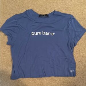 NUX Blue Pure Barre Tee